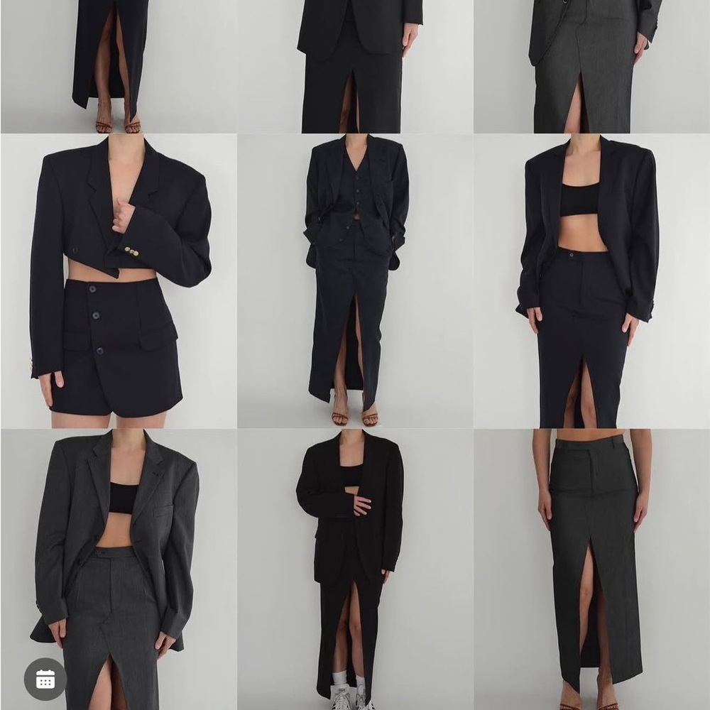 Vintage Reworked Cropped Blazer Set - Picture 10 of 10